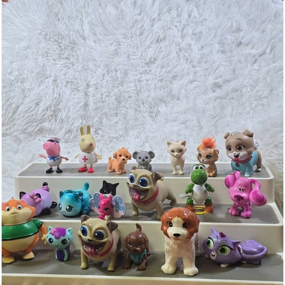 Huge 20+ Toy Lot: Disney Puppy Dog Pals, Peppa Pig, 44 Cats & More